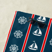 Nautical Design Strandtuch (Beispiel)