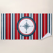 Nautical Design Strandtuch (Vorderseite)