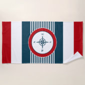 Nautical Design Strandtuch (Vorderseite)