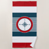 Nautical Design Strandtuch (Vorderseite)