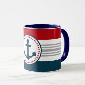 Nautical Design Tasse (VorderseiteRechts)
