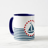 Nautical Design Tasse (Vorderseite Links)