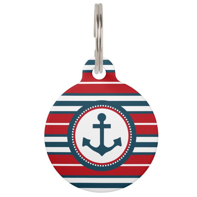 Nautical Design Tiernamensmarke (Vorderseite)