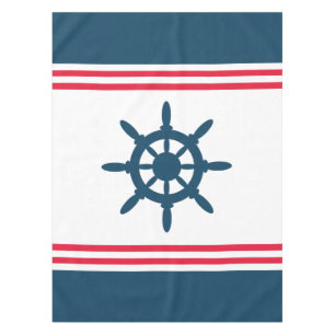 Nautical Design Tischdecke