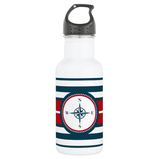 Nautical Design Trinkflasche (Vorderseite)