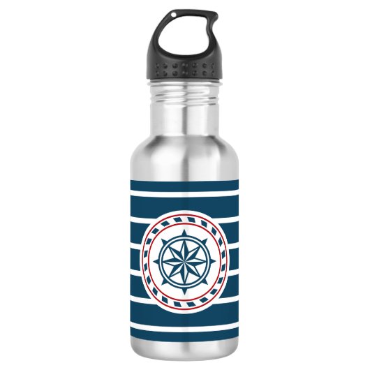 Nautical Design Trinkflasche (Vorderseite)