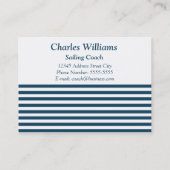 Nautical Design Visitenkarte (Rückseite)