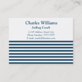 Nautical Design Visitenkarte (Rückseite)