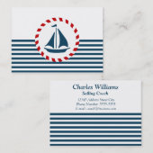 Nautical Design Visitenkarte (Vorne/Hinten)