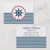 Nautical Design Visitenkarte (Vorne/Hinten)
