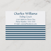 Nautical Design Visitenkarte (Rückseite)