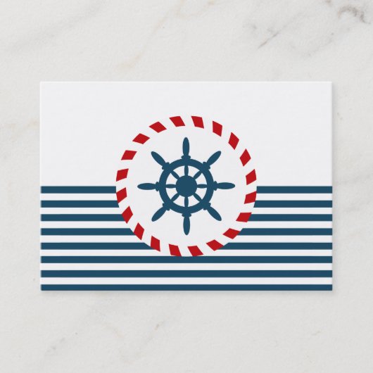 Nautical Design Visitenkarte (Vorderseite)