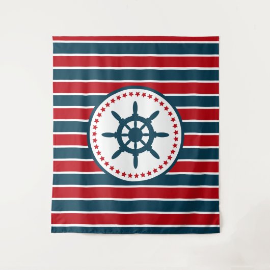 Nautical Design Wandteppich (Vorderseite)
