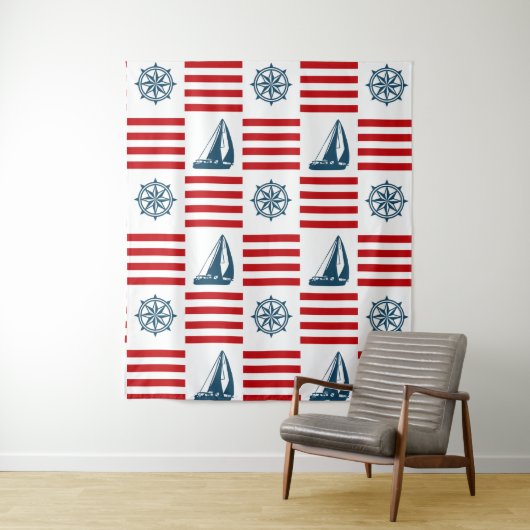 Nautical Design Wandteppich (Beispiel)