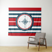 Nautical Design Wandteppich (Beispiel (Horizontal))