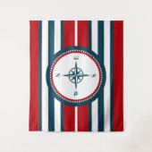 Nautical Design Wandteppich (Vorderseite)