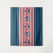 Nautical Design Wandteppich (Vorderseite)