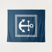 Nautical Design Wandteppich (Vorderseite (Horizontal))