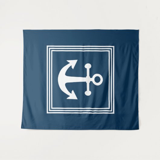 Nautical Design Wandteppich (Vorderseite (Horizontal))