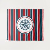 Nautical Design Wandteppich (Vorderseite (Horizontal))