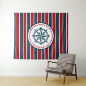 Nautical Design Wandteppich (Beispiel (Horizontal))