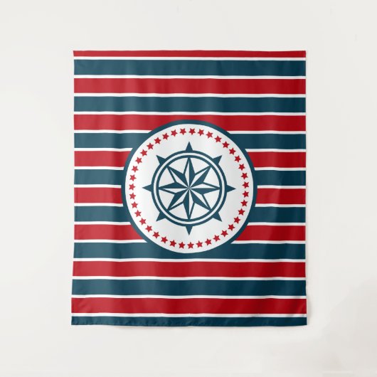 Nautical Design Wandteppich (Vorderseite)