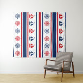 Nautical Design Wandteppich (Beispiel (Horizontal))