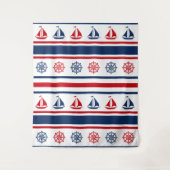 Nautical Design Wandteppich (Vorderseite)