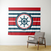 Nautical Design Wandteppich (Beispiel (Horizontal))