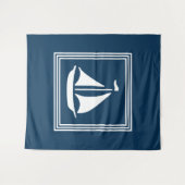 Nautical Design Wandteppich (Vorderseite (Horizontal))