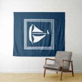 Nautical Design Wandteppich (Beispiel (Horizontal))