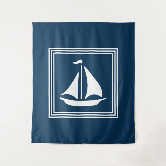Nautical Design Wandteppich (Vorderseite)
