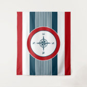 Nautical Design Wandteppich (Vorderseite)