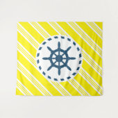 Nautical Design Wandteppich (Vorderseite (Horizontal))