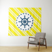 Nautical Design Wandteppich (Beispiel (Horizontal))