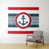 Nautical Design Wandteppich (Beispiel (Horizontal))
