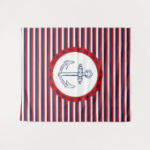 Nautical Design Wandteppich (Vorderseite (Horizontal))