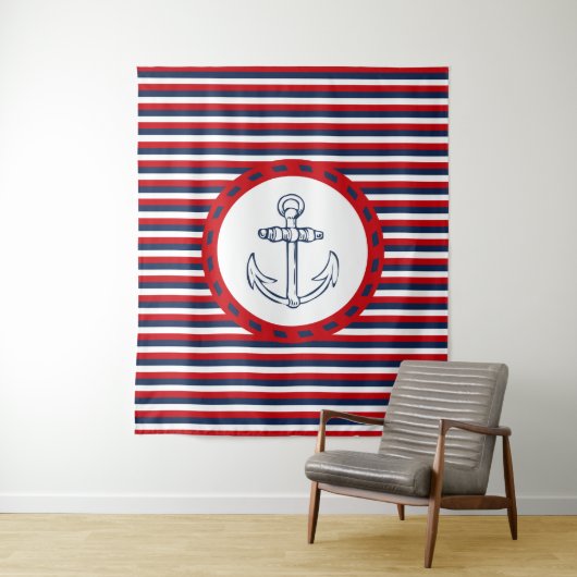 Nautical Design Wandteppich (Beispiel)