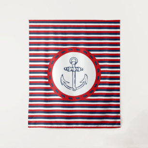 Nautical Design Wandteppich