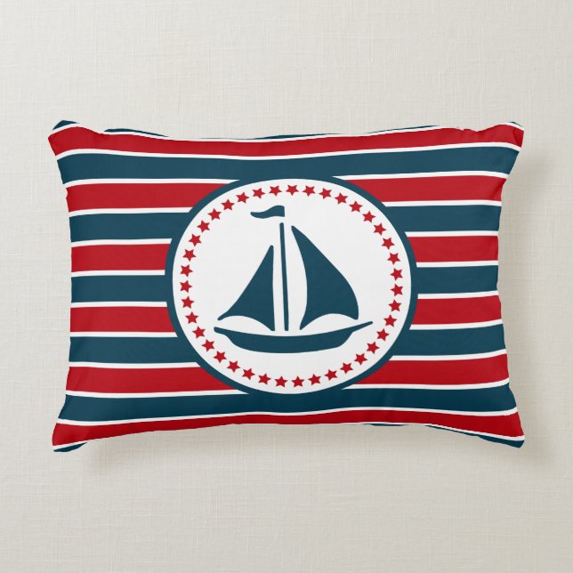 Nautical Design Zierkissen (Vorderseite)