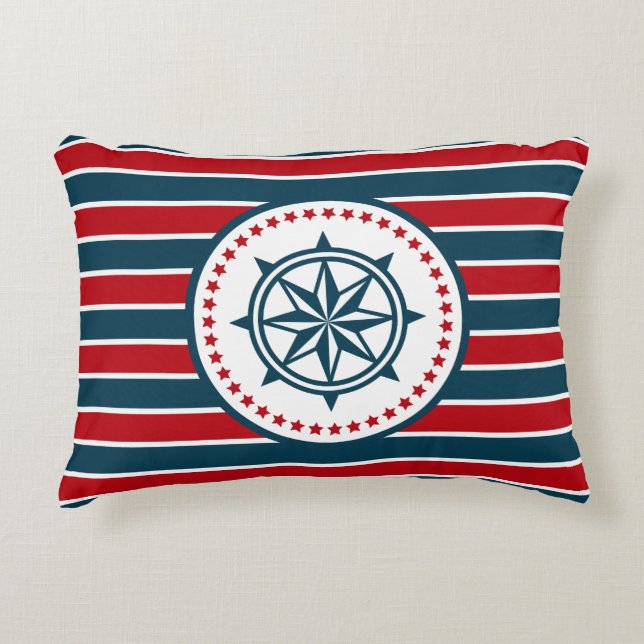 Nautical Design Zierkissen (Vorderseite)