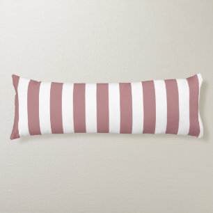 Nautical Dusty Pink & White Striping Seitenschläferkissen