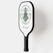 Nautical Family Matching Beach House Anchor Pickleball Schläger (Links)
