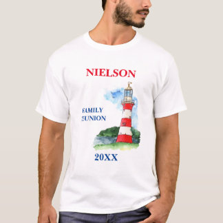 Nautical Family Wiedersehen T - Shirt mit Leuchttu
