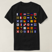Nautical Flags Classic TShirt (Design vorne)