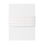 Nautical Floral Stripes Wedding Einladungsbanderole (Rückseitenbeispiel)