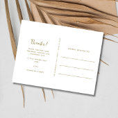 Nautical Foto Beach Wedding Vielen Dank Postkarte