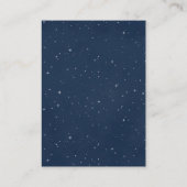 Nautical Girl Bear Red and Navy Diaper Raffel Begleitkarte (Rückseite)