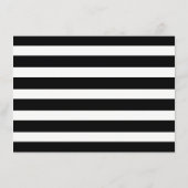 Nautical Gold Wheel, Black & Gold Wedding Detail Begleitkarte (Rückseite)