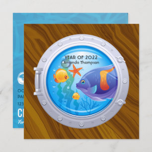 Nautical Graduation Einladung